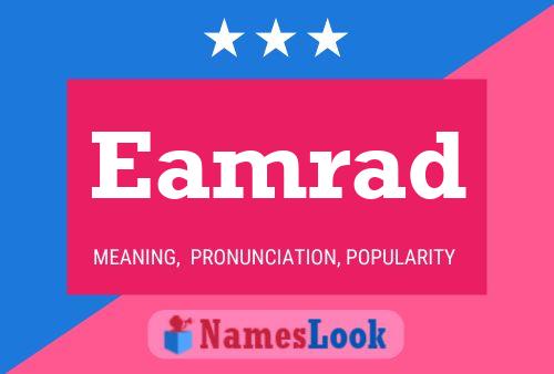 Eamrad Name Poster