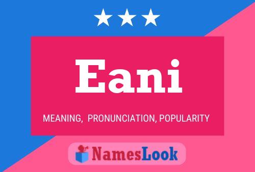 Eani Name Poster