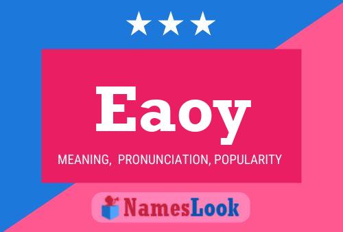 Eaoy Name Poster