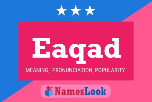 Eaqad Name Poster