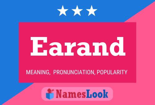 Earand Name Poster