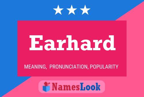 Earhard Name Poster