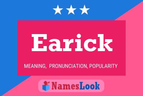 Earick Name Poster