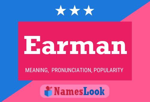 Earman Name Poster