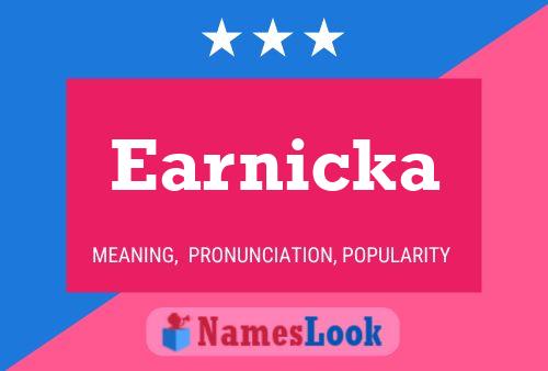 Earnicka Name Poster