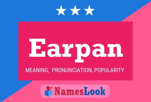 Earpan Name Poster