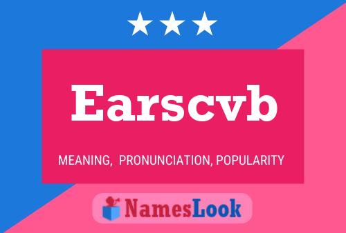 Earscvb Name Poster