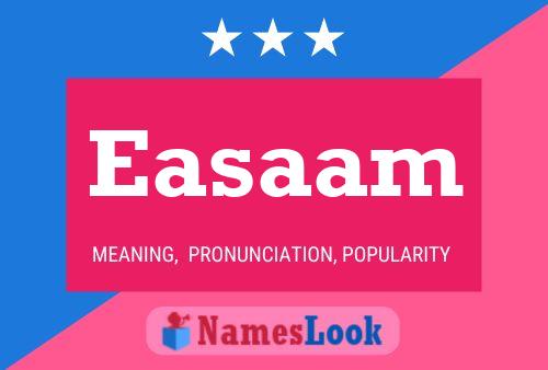 Easaam Name Poster