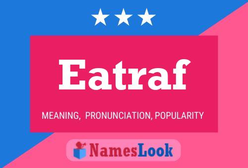 Eatraf Name Poster