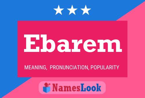 Ebarem Name Poster