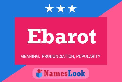 Ebarot Name Poster