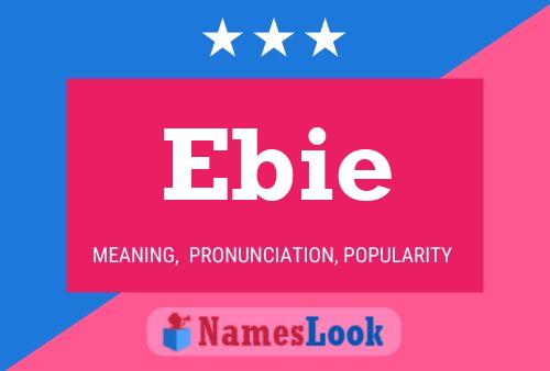 Ebie Name Poster