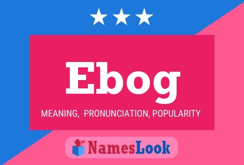 Ebog Name Poster