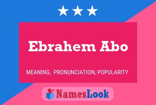 Ebrahem Abo Name Poster