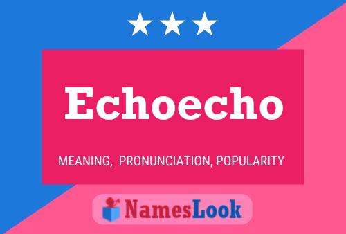 Echoecho Name Poster