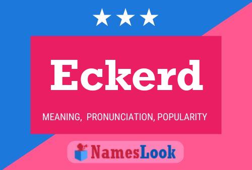 Eckerd Name Poster