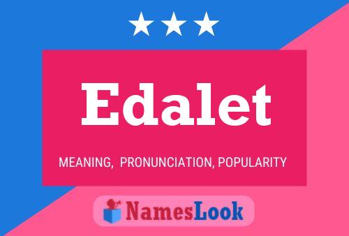 Edalet Name Poster