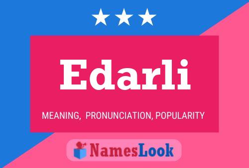 Edarli Name Poster