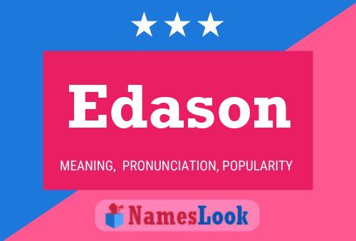 Edason Name Poster