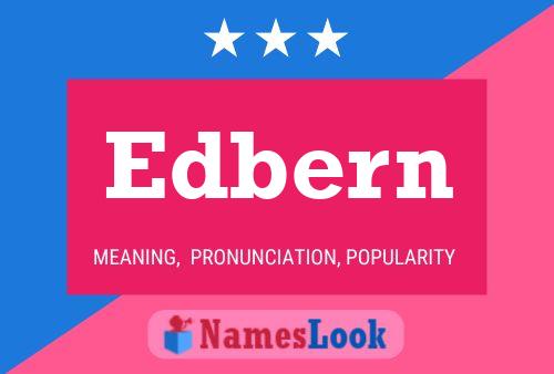 Edbern Name Poster