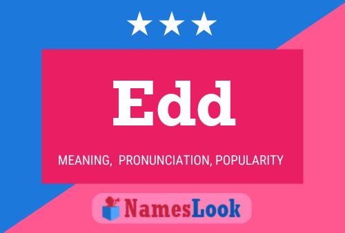 Edd Name Poster