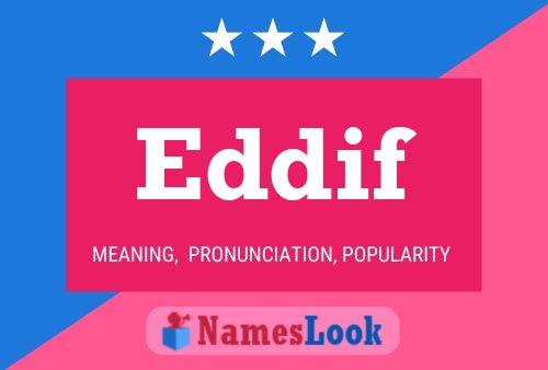 Eddif Name Poster