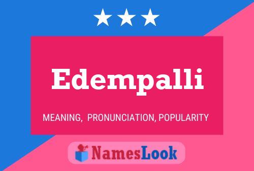 Edempalli Name Poster