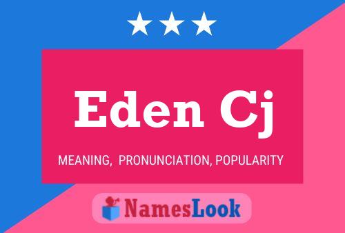 Eden Cj Name Poster