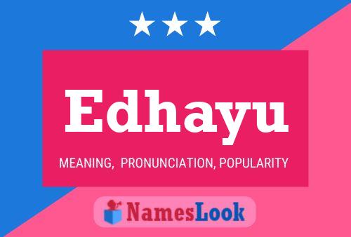 Edhayu Name Poster