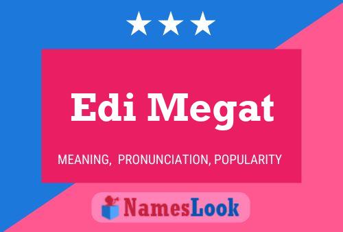 Edi Megat Name Poster