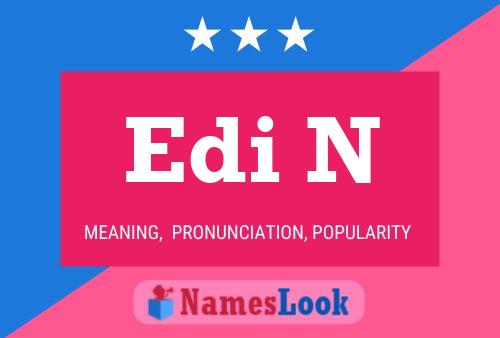 Edi N Name Poster