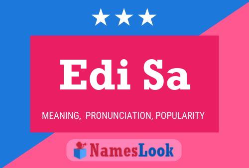 Edi Sa Name Poster