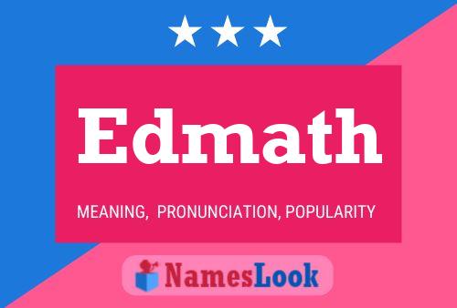 Edmath Name Poster