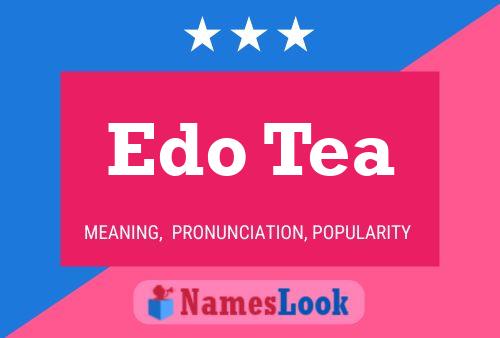 Edo Tea Name Poster