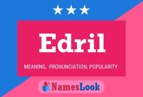 Edril Name Poster