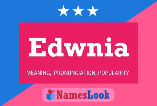 Edwnia Name Poster