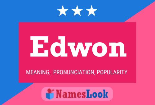 Edwon Name Poster