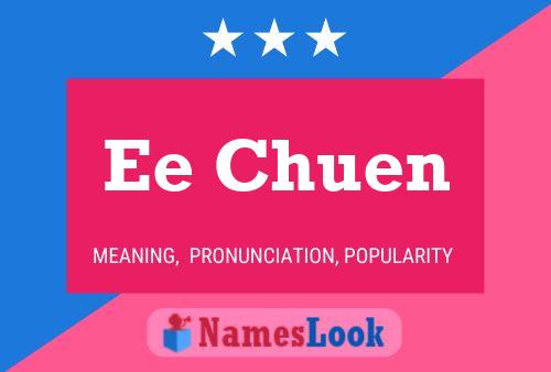 Ee Chuen Name Poster