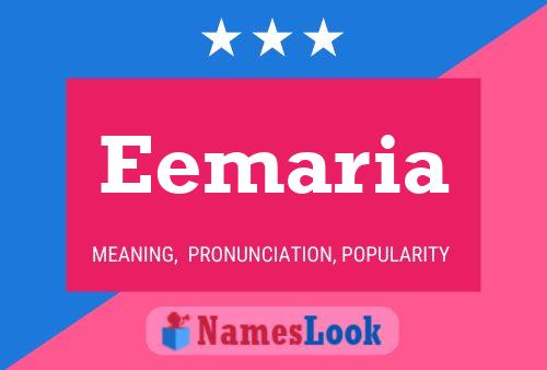 Eemaria Name Poster