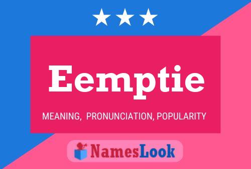 Eemptie Name Poster