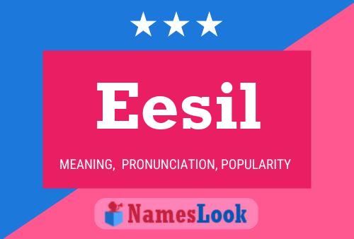 Eesil Name Poster