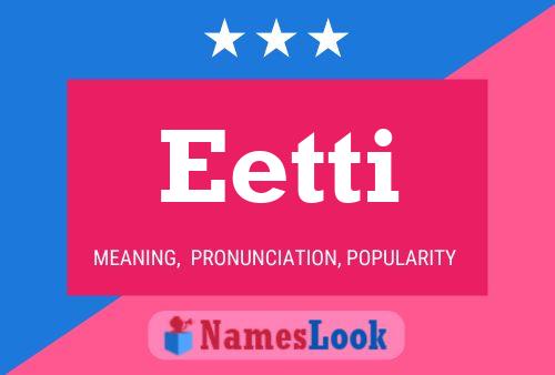 Eetti Name Poster