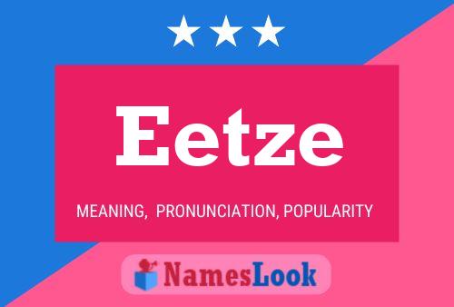 Eetze Name Poster