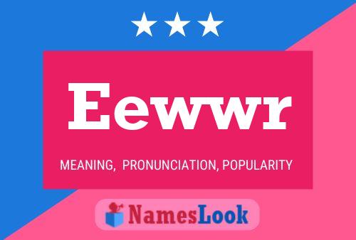 Eewwr Name Poster