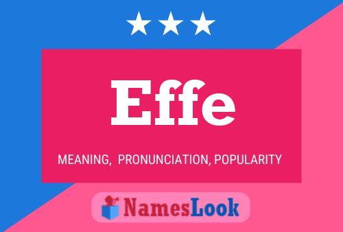 Effe Name Poster