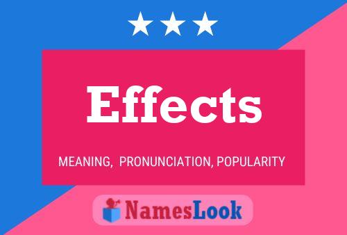 Effects Name Poster