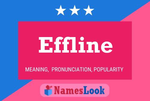 Effline Name Poster