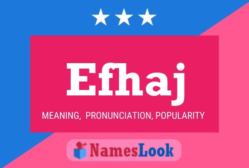 Efhaj Name Poster