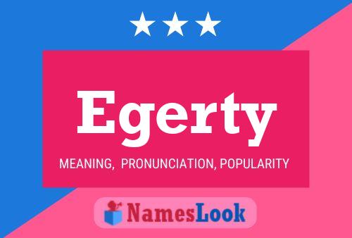 Egerty Name Poster