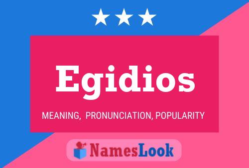 Egidios Name Poster